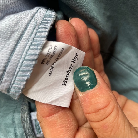 Hawker Rye blue chino khaki shorts NWT 32 - Picture 6 of 9